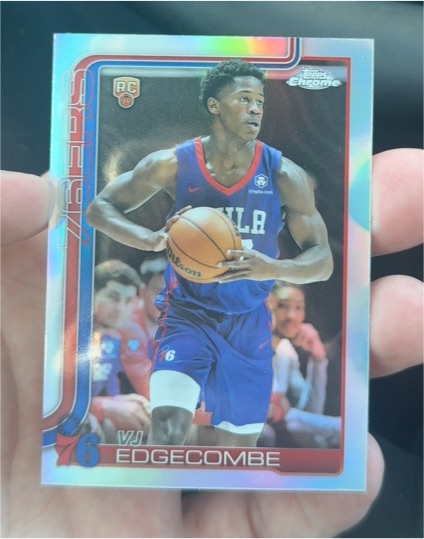 2025-26 Topps Chrome #253 VJ Edgecombe — front