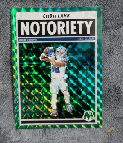 2025 Panini Mosaic Notoriety #8 CeeDee Lamb — front