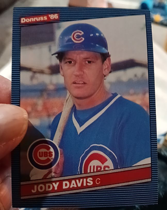 1986 Donruss #289 Jody Davis — front