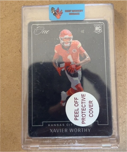2024 Panini One Blank Slate #BS-XW Xavier Worthy — front