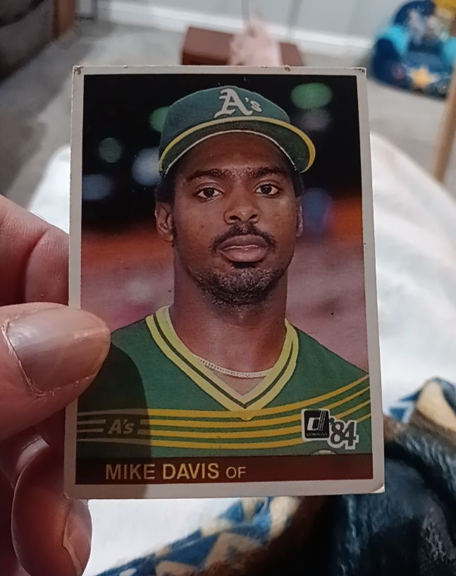 1984 Donruss #298 Mike Davis — front