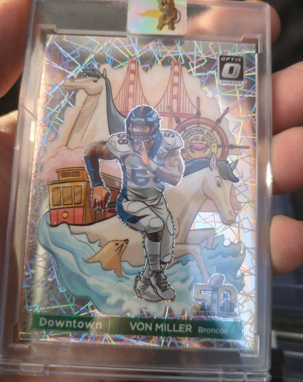 2023 Panini Donruss Optic Downtown Von Miller Broncos — front