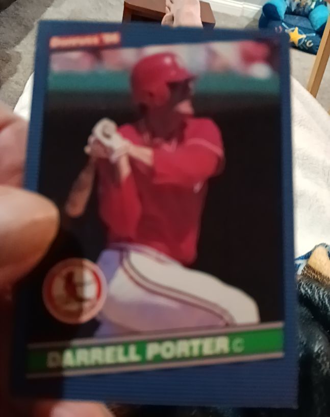 1986 Donruss #290 Darrell Porter St. Louis Cardinals — front