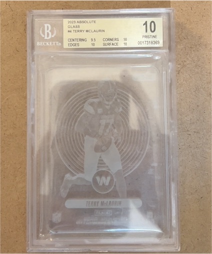 2023 Panini Absolute Glass #44 Terry McLaurin — front