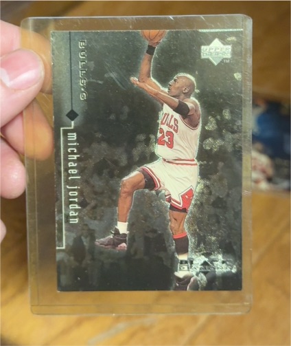 1998 Upper Deck Black Diamond #9 Michael Jordan — front