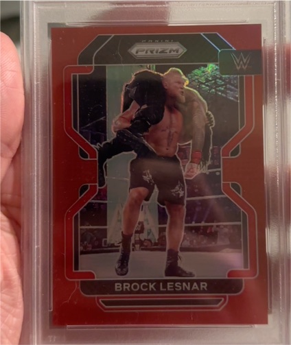 2022 Panini Prizm WWE #135 Brock Lesnar — front