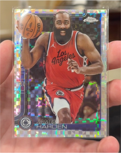 2025-26 Topps Chrome #54 James Harden — front