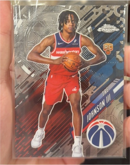 2025-26 Topps Chrome #GT-21 Tre Johnson III Go Time — front