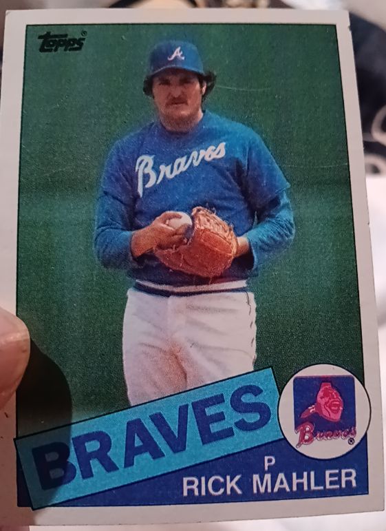 1985 Topps #79 Rick Mahler — front