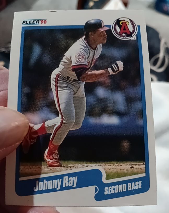 1990 Fleer #143 Johnny Ray — front