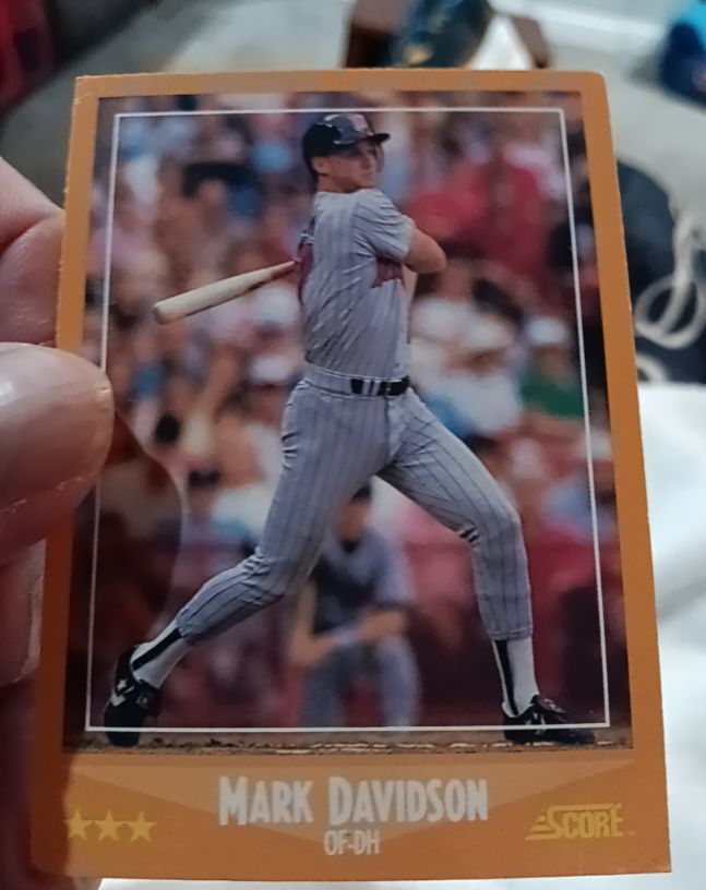 1988 Score #570 Mark Davidson — front