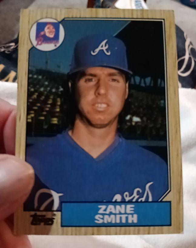 1987 Topps #544 Zane Smith — front