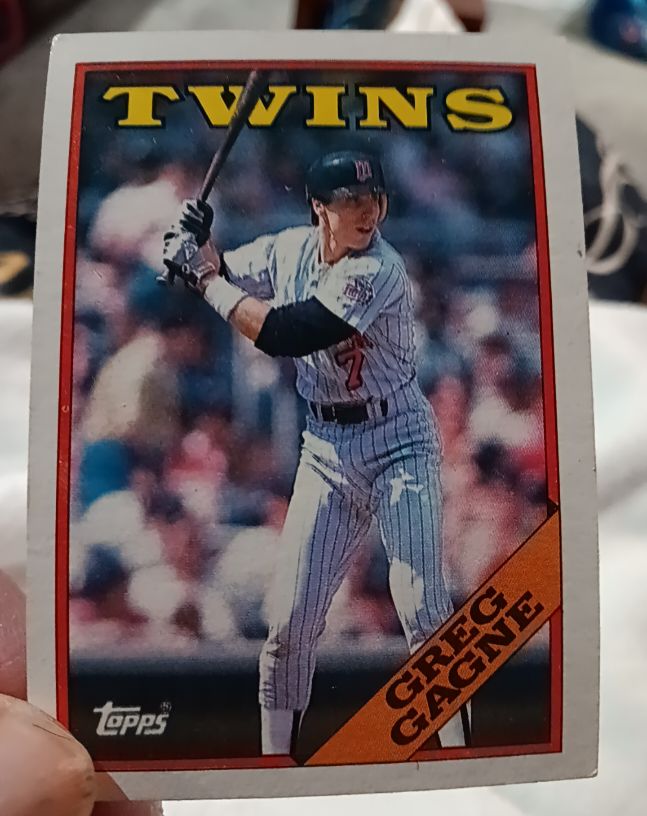 1988 Topps #343 Greg Gagne — front