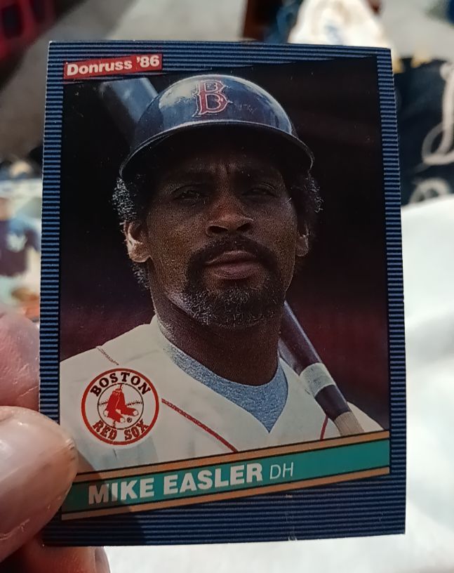 1986 Donruss #395 Mike Easler — front