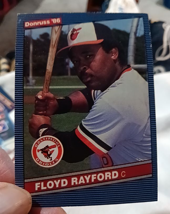 1986 Donruss #332 Floyd Rayford Baltimore Orioles — front