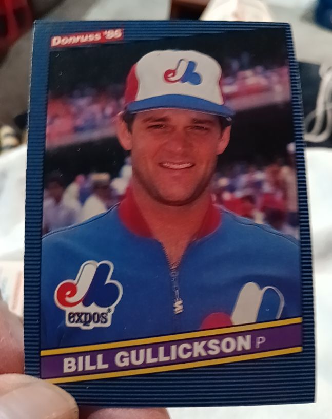 1986 Donruss #331 Bill Gullickson — front