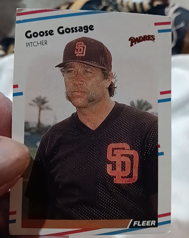 1988 Fleer #583 Goose Gossage — front