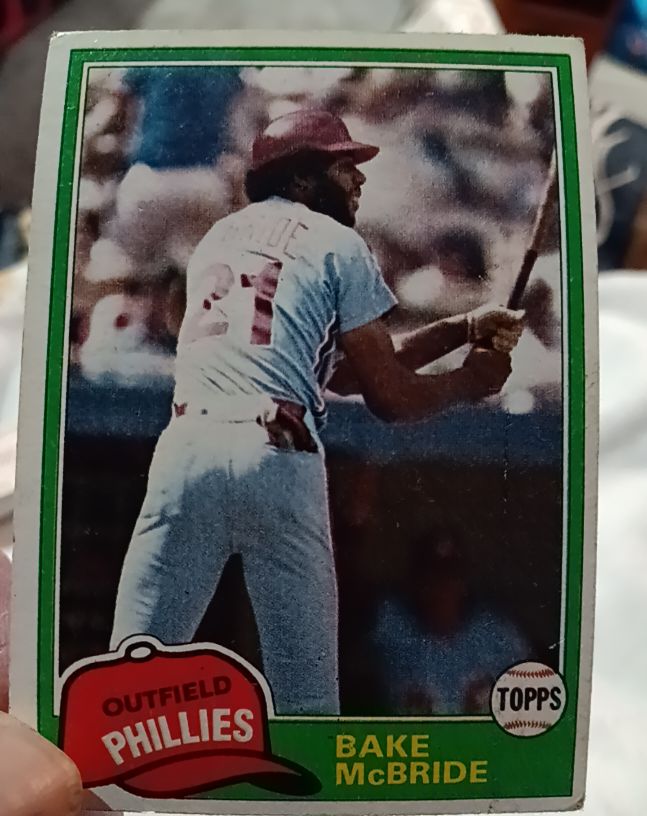 1981 Topps #90 Bake McBride — front