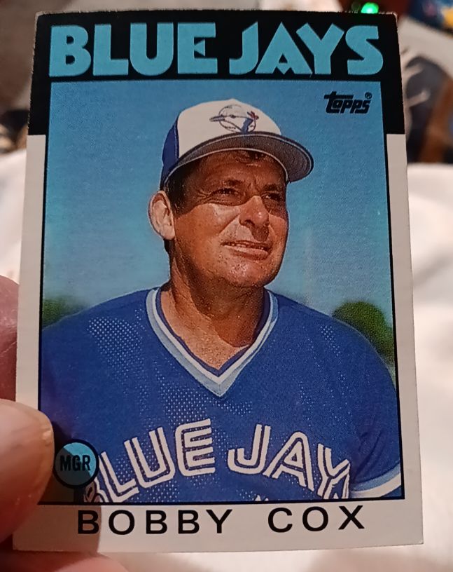 1986 Topps #471 Bobby Cox — front
