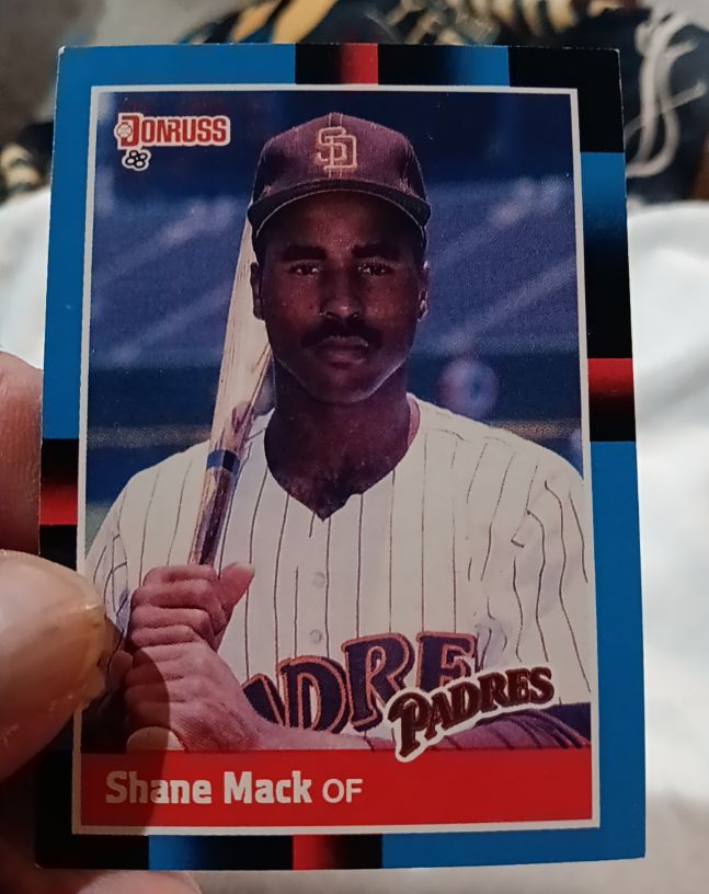 1988 Donruss #411 Shane Mack — front