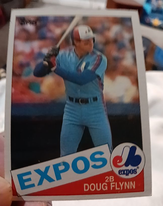 1985 Topps #554 Doug Flynn — front