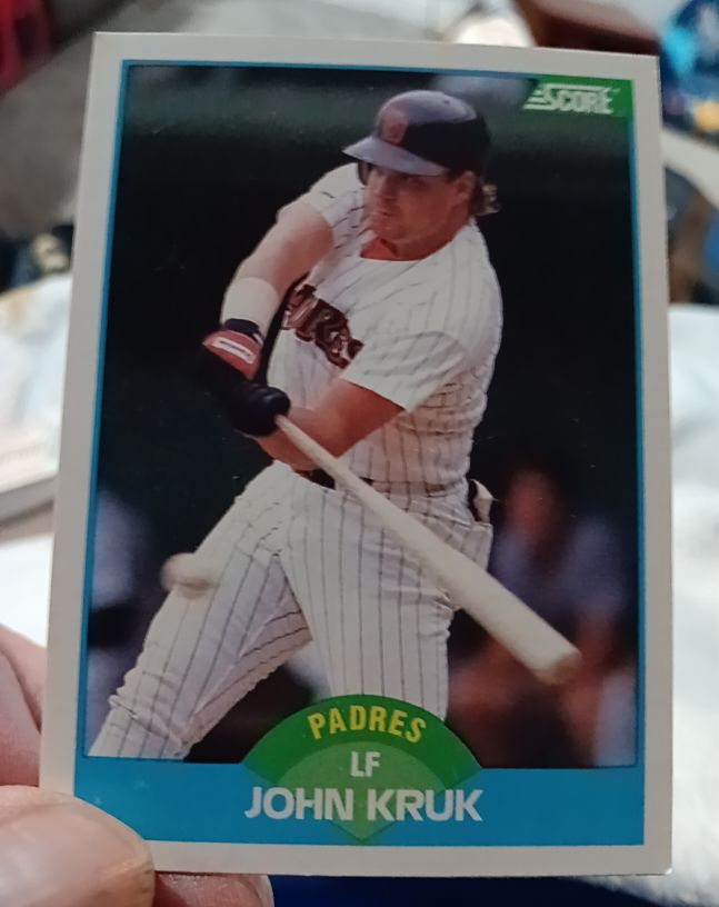 1989 Score #148 John Kruk — front