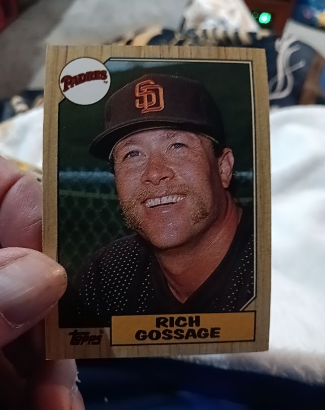 1987 Topps #380 Rich Gossage — front