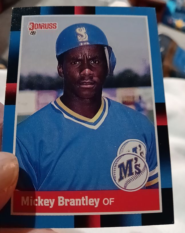 1988 Donruss #610 Mickey Brantley — front