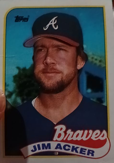 1989 Topps #244 Jim Acker — front