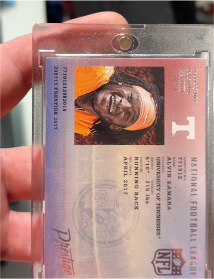 2017 Panini Prestige NFL Passport #11 Alvin Kamara — front