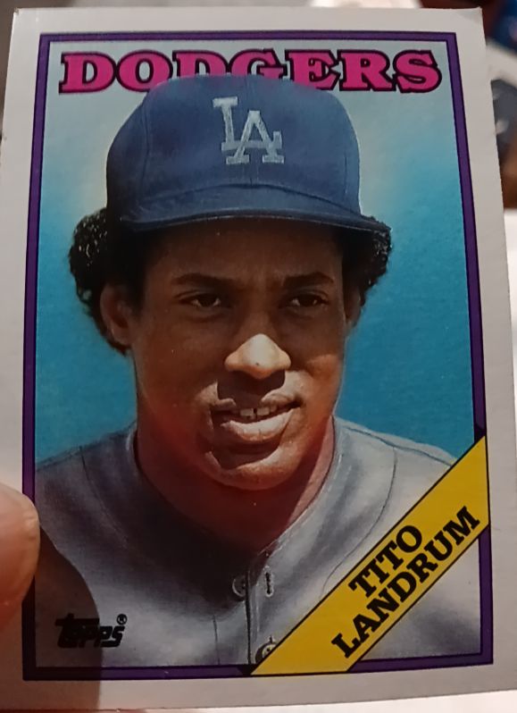 1988 Topps #581 Tito Landrum — front