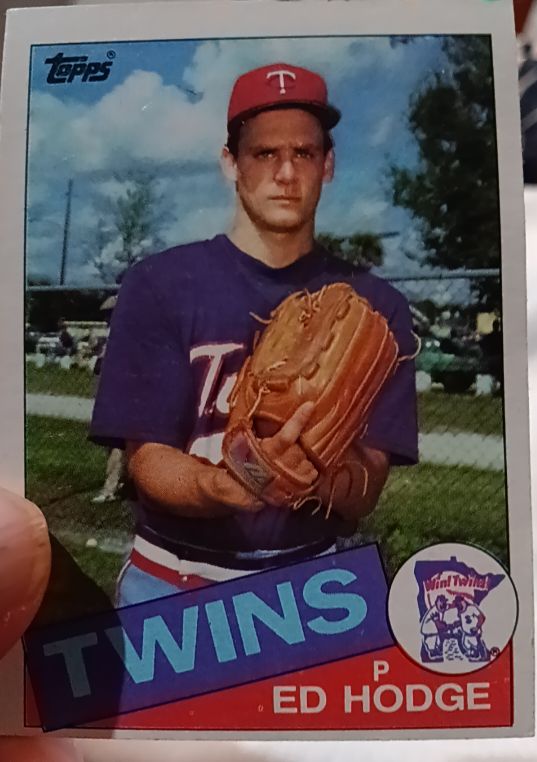 1985 Topps #639 Ed Hodge — front