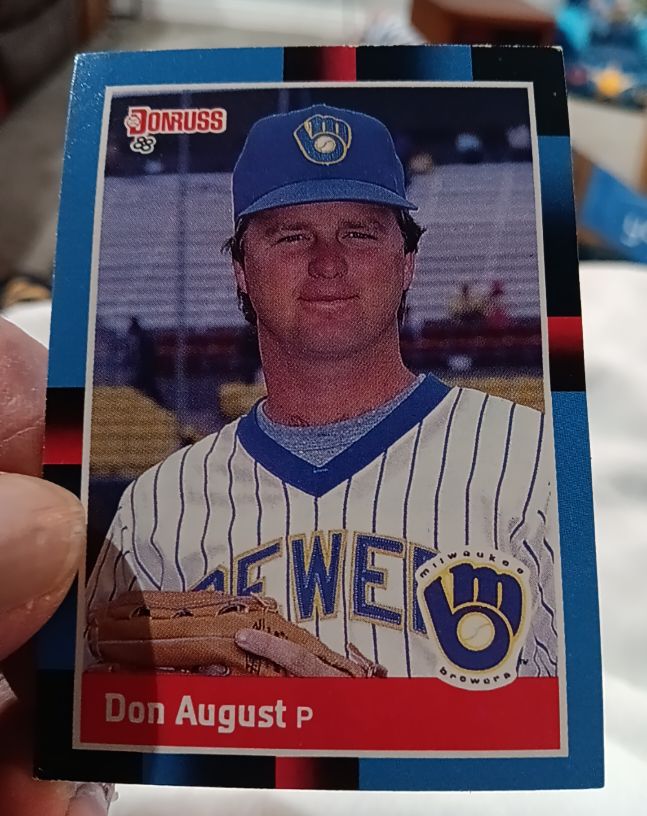 1988 Donruss #602 Don August — front