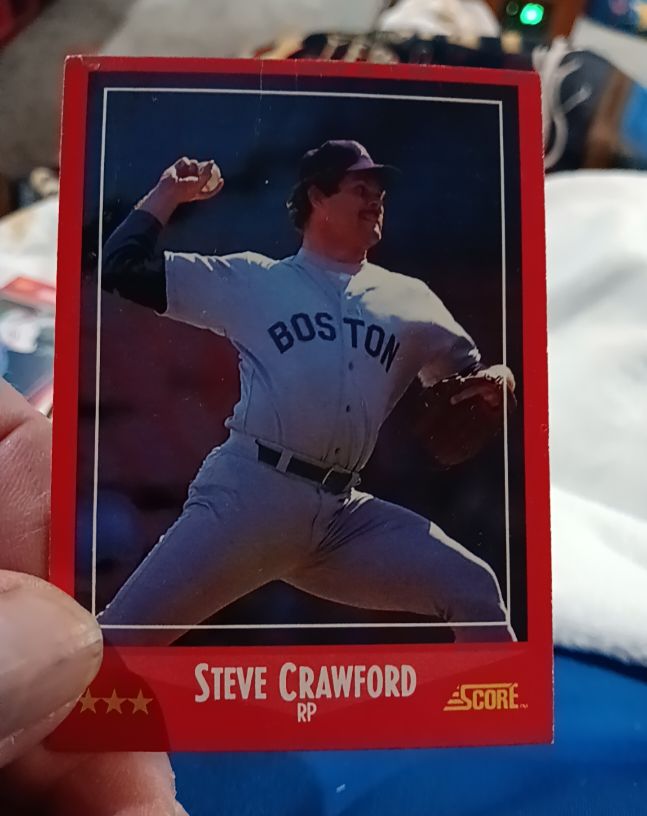 1988 Score #289 Steve Crawford — front