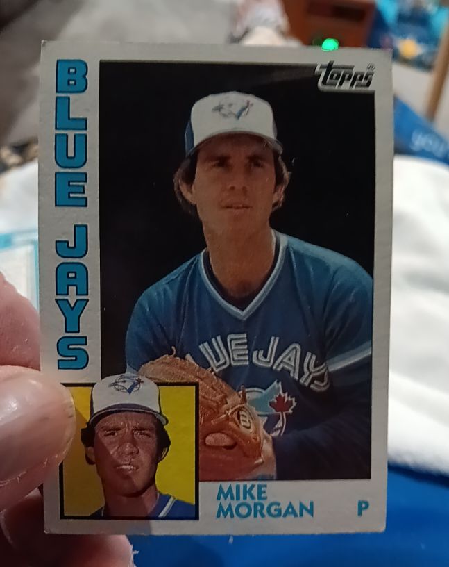 1984 Topps #423 Mike Morgan — front