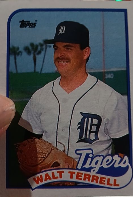 1989 Topps #127 Walt Terrell — front