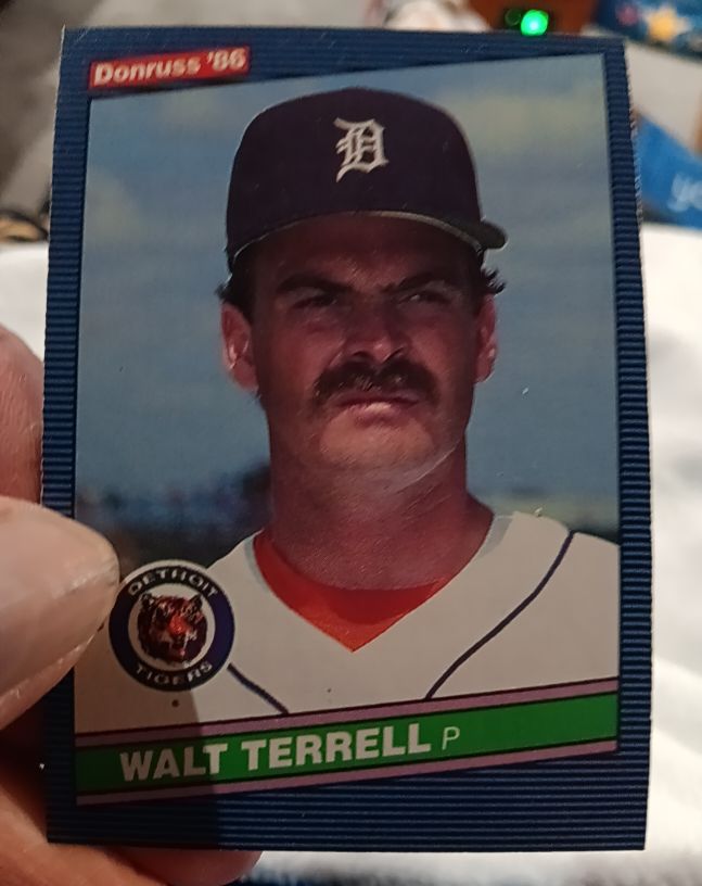 1986 Donruss #247 Walt Terrell — front