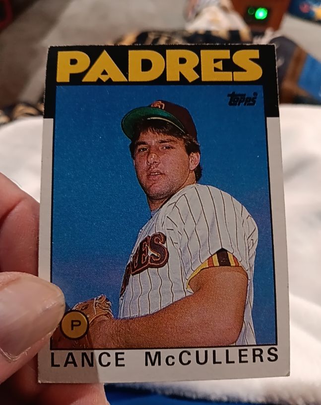 1986 Topps #44 Lance McCullers — front