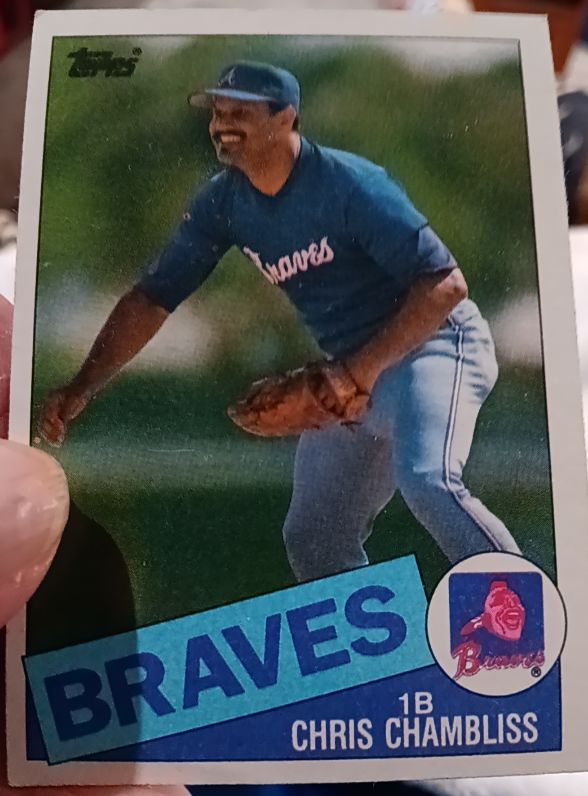 1985 Topps #518 Chris Chambliss — front