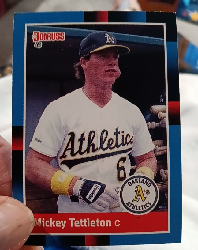 1988 Donruss #103 Mickey Tettleton Oakland Athletics — front