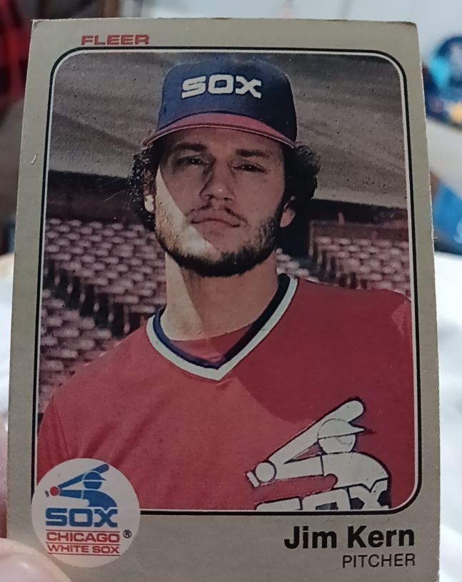 1983 Fleer #240 Jim Kern — front