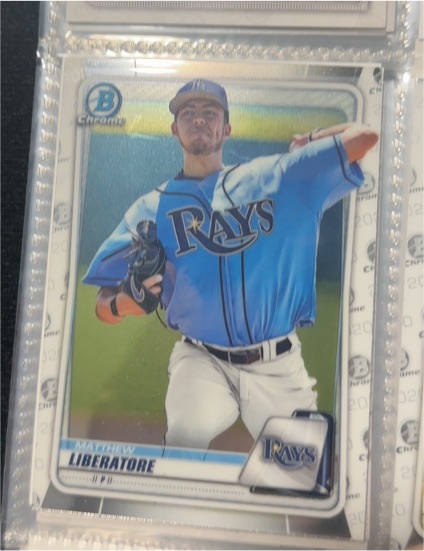 2020 Bowman Chrome Prospects #BCP-89 Matthew Liberatore — front