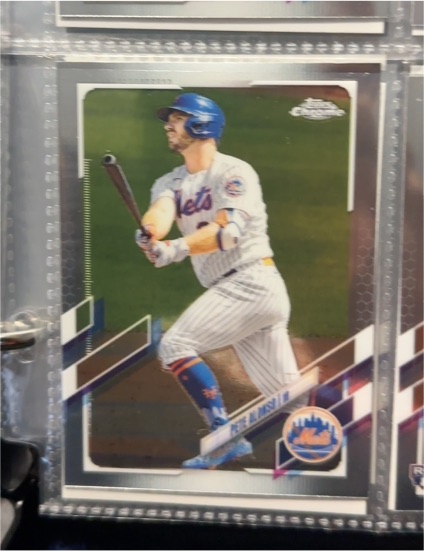 2021 Topps Chrome #11 Pete Alonso — front