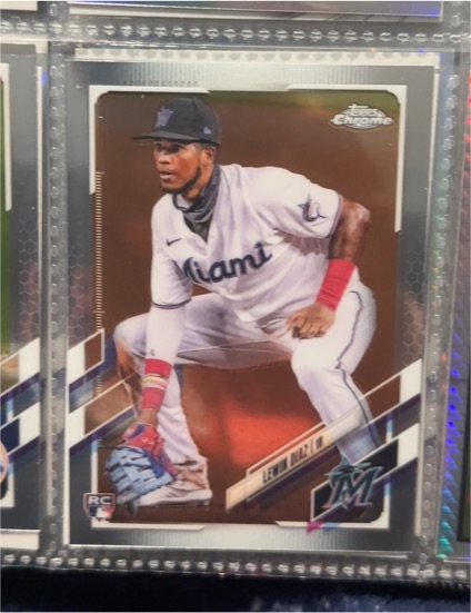 2021 Topps Chrome #83 Lewin Diaz — front