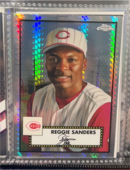2021 Topps Chrome Platinum Anniversary #581 Reggie Sanders — front