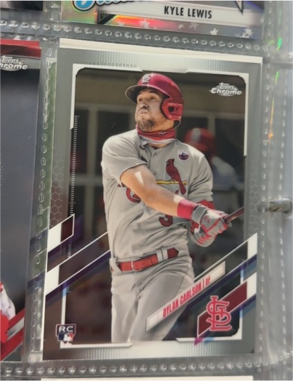 2021 Topps Chrome #140 Dylan Carlson — front