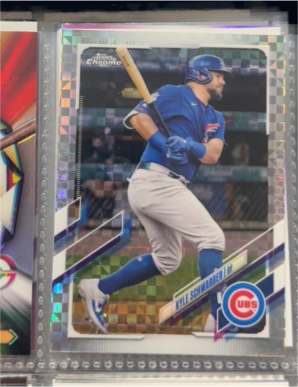 2021 Topps Chrome #203 Kyle Schwarber — front