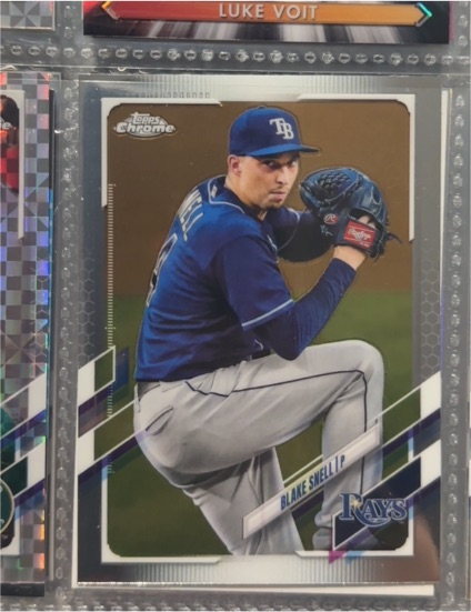 2021 Topps Chrome #43 Blake Snell — front