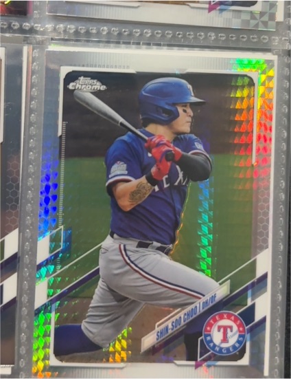 2021 Topps Chrome #127 Shin-Soo Choo — front