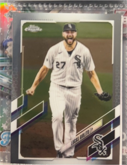 2021 Topps Chrome #163 Lucas Giolito — front